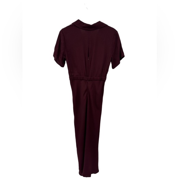 REFORMATION Danika Midi Dress prune size XS B1593 - Picture 4 of 6